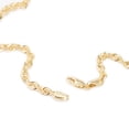 thumbnail image 4 of Cadena Collar Torsal 4mm Ametrinaa Unisex 60cm Oro Italiano Hueco 10k, 4 of 5