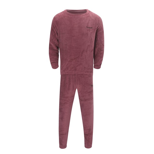 Designer Stylish Home Clothes Suit Fall Winter Unisex Matching Pyjamas Flannel Nightgown