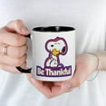 thumbnail image 3 of CafePress - Peanuts Be Thankful - 11 oz Ceramic Mug - Novelty Coffee Tea Cup, 3 of 3