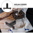 thumbnail image 3 of ADDHAT 1Ud Accesorio De Violin Ajuste De Código En Metal Negro Resistente Y Práctico, 3 of 7