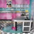 thumbnail image 2 of Imaginarium Modern Luxury Dollhouse with 11 Pieces of Furniture, 2 of 10