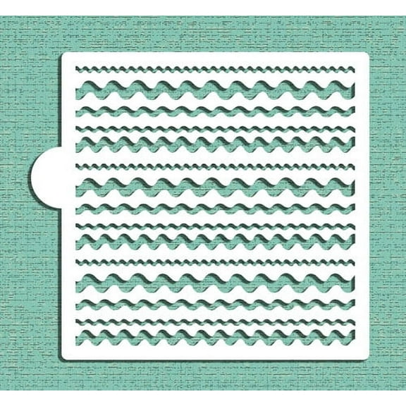 Ric Rac Cookie and Craft Stencil CM103 by Designer Stencils