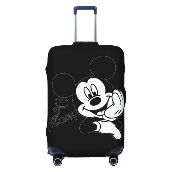 Mickey Cartoon Luggage Covers,Travel Suitcase Cover Protector Fits 18-21 Inch Luggage,Washable Baggage Covers(S)
