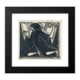 thumbnail image 2 of Jan Toorop 21x20 Black Modern Framed Museum Art Print Titled - Kneeling Figure with Hammer and Chisel (1868 - 1928), 2 of 5