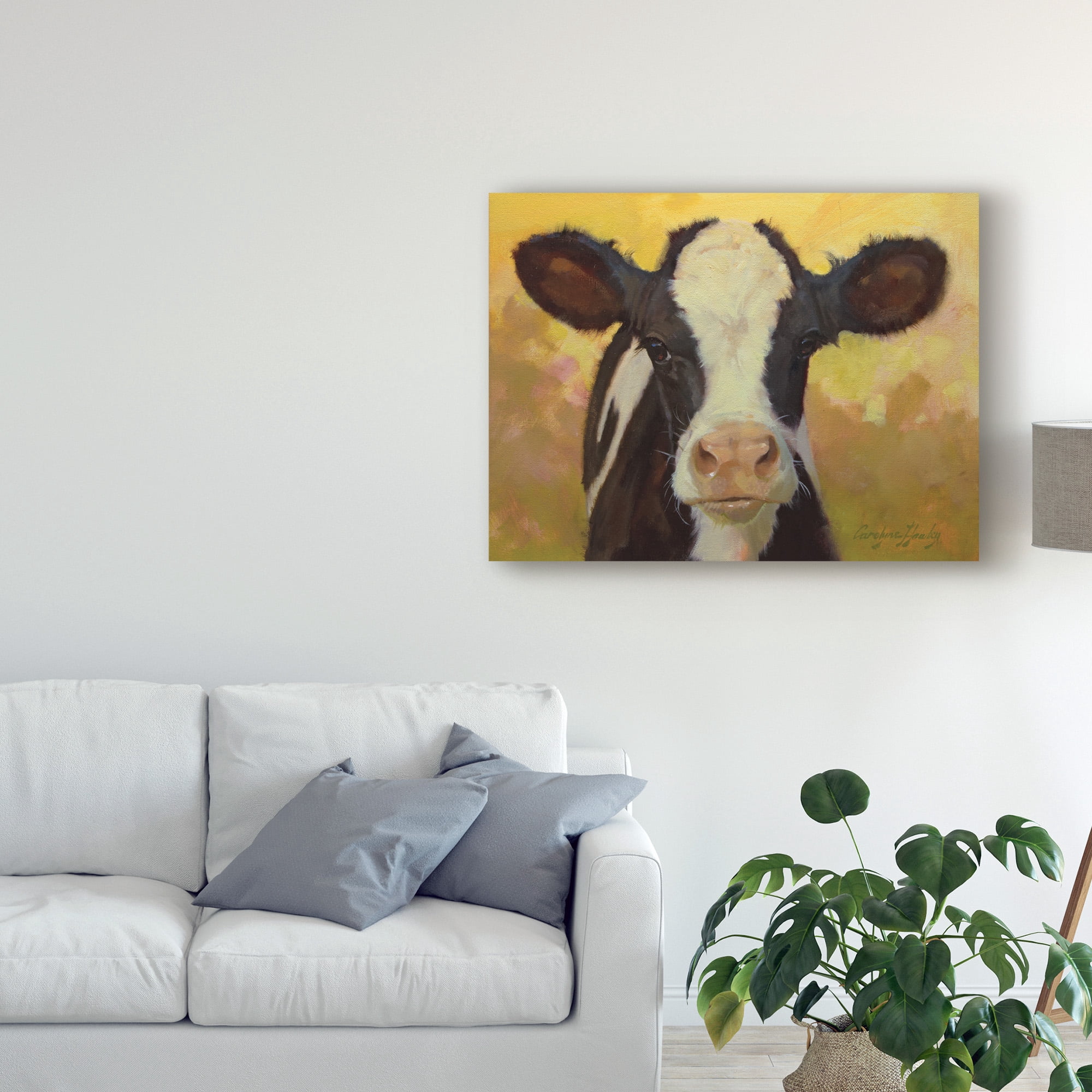 Trademark Fine Art 'Farm Pals III' Canvas Art by Carolyne Hawley