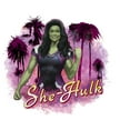 thumbnail image 2 of Women's She-Hulk: Attorney at Law Hero Pose  Graphic Tee White Small, 2 of 4