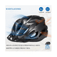 thumbnail image 5 of Casco Ciclismo De Bicicleta Con Guantes,  Gafas, Máscara,  Manga Talla G Malubero Amarillo, 5 of 5