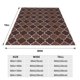 thumbnail image 3 of Balery Brown Gold Grid Manta de Felpa Suave y Acogedora – Cobija de Franela Aterciopelada para Cama, Lavable y Cálida para Sofá, Mascotas, Transpirable-80"x60", 3 of 7