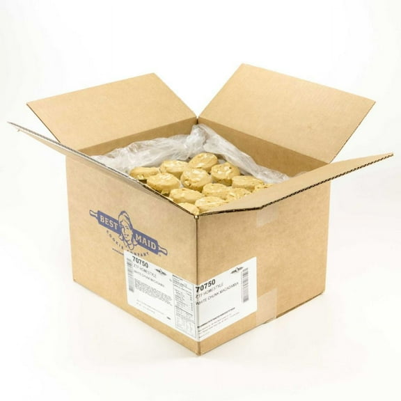 Best Maid White Chunk Macadamia Cookie Dough, 1.5 Ounce - 200 per case.