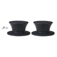 thumbnail image 4 of 2 piezas de perillas de repuesto de tapa de olla de silicona resistentes al calor y antiescaldaduras. Negro, 4 of 9