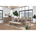 thumbnail image 2 of Alpine Furniture Arlo Set of 2 Wood Dining Side Chairs in Natural Brown, 2 of 4