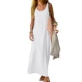 thumbnail image 4 of Women's Full Slip for Under Dresses Cami Slip Mini Dress Adjustable Straps Basic Long Full Slips Nightgown Multicolor M, 4 of 9