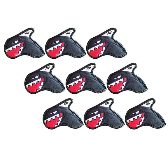 Masteelf 9Pcs Professional Golf Club Covers with Convenient Driver Cover for Putter and Driver Accessories