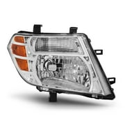 VIPMOTOZ Chrome Housing OE-Style Headlight Lamp Assembly For 2008-2012 Nissan Pathfinder, Passenger Side