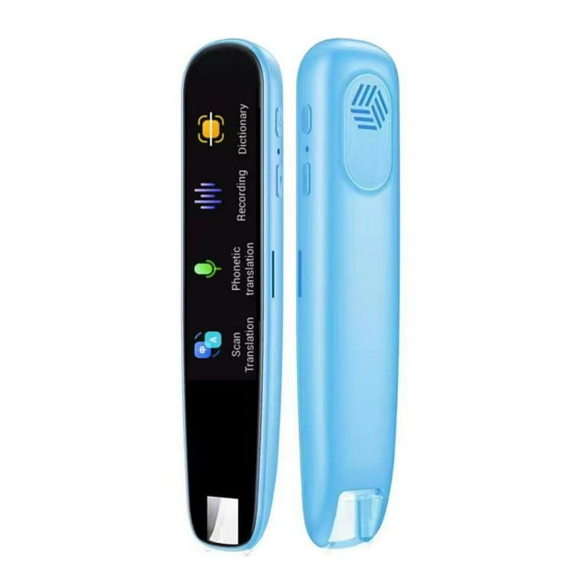YOPTOP EIRZNGXQ Scan Reader Translation Pen Pen Reader 112 Language Translation Scanning Reading Pen Text to Speech Device for Dyslexia W0L9,blue