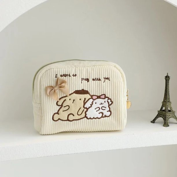 Sanrioed Cinnamoroll Kuromi Melody Pochacco-monedero de dibujos animados, bolsa de almacenamiento, regalo de cumpleaños y Navidad para amigos