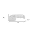 thumbnail image 4 of HomeRoots White Italian Leather Power Reclining U Shaped Five Piece Corner Sectional, 4 of 8