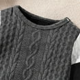 thumbnail image 6 of MEZZALL Boys Outfits Set Knitted Long Sleeve Baby Suit Color Block Autumn Boys School Parties And Everyday Adventures Stylish Toddler Clothing, 6 of 7