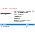 thumbnail image 2 of Rear Shock Absorber - Compatible with 1991 - 1992 BMW 318is E30, 2 of 2