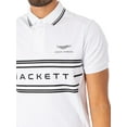 thumbnail image 4 of Hackett London Aston Martin Racing Chest Panel T-Shirt, White, 4 of 5