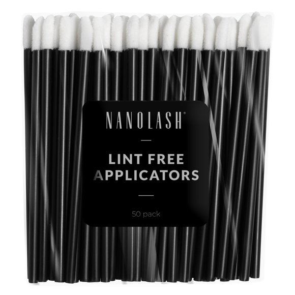 Aplicadores Nanolash sin pelusa desechables, 50 unidades