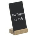 thumbnail image 5 of HUBERT® Black Sign with Wooden Base - 3 1/2"L x 2"H, 5 of 7