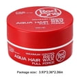 thumbnail image 3 of Red One Aqua Hair Wax, Redone Styling Hair Gel Hair Care, Strong Hold Fragrance Men's Hair Wax Pomade Long Lasting Styling for Perfect Hairstyles, Blue, 150ml, 3 of 8