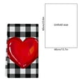 thumbnail image 3 of Taicans Happy Valentine's Day Hand Towels Red Heart Kitchen Towels 23.6x15.8 Inches - Super Soft Tea Towels for Cooking & Baking,Heart/Flower Patterns Designs,High Absorbency,Multipurpose Use, 3 of 5