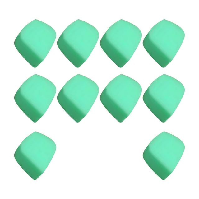 10 esponjas para pintar la cara, esponjas para pintar el cuerpo. lágrimas verdes