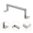 thumbnail image 4 of PBPBOX Plated Silver Stainless Steel Furniture Handles Corrosion Resistant Ergonomic Cabinet Pull Handles, 4 of 8