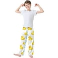thumbnail image 2 of CROPD Cute Duck Pajamas Pants Soft Long Pajama Bottoms Lounge Sleep Pants Size S-XL, 2 of 8