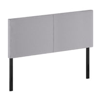 Upholstered Headboard - Queen Size, Glacier Finish