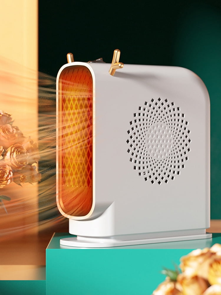 BUTORY Portable Space Heater,500W Small Desktop Heater Fast Heating & Adjustable Electric Heater