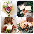 thumbnail image 2 of HAOAN  60Pcs Round Floral Picks Flower Card Holder Stick Bouquet Card Picks Flower Picks, 2 of 10