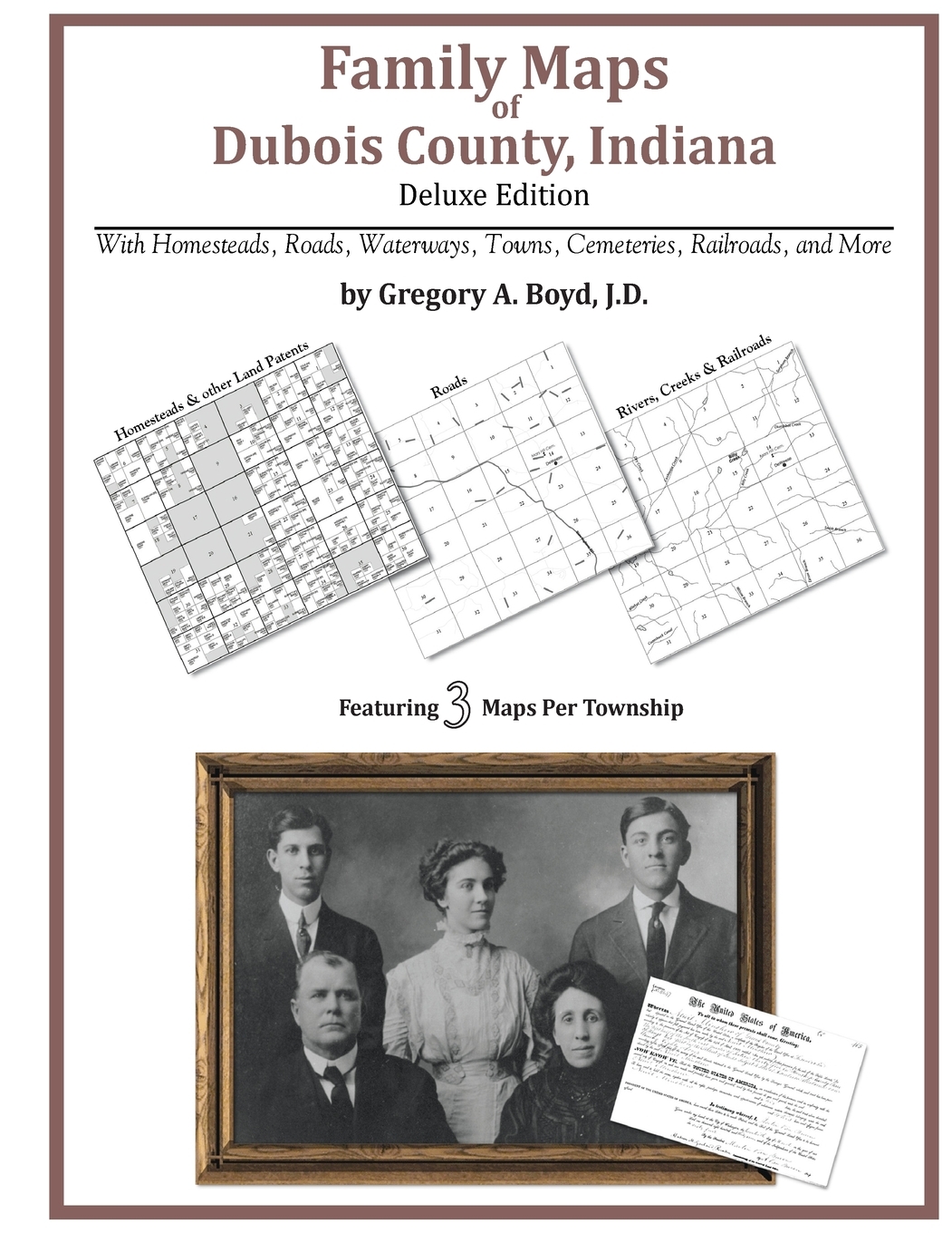 Family maps of dubois county, indiana 9781420311600