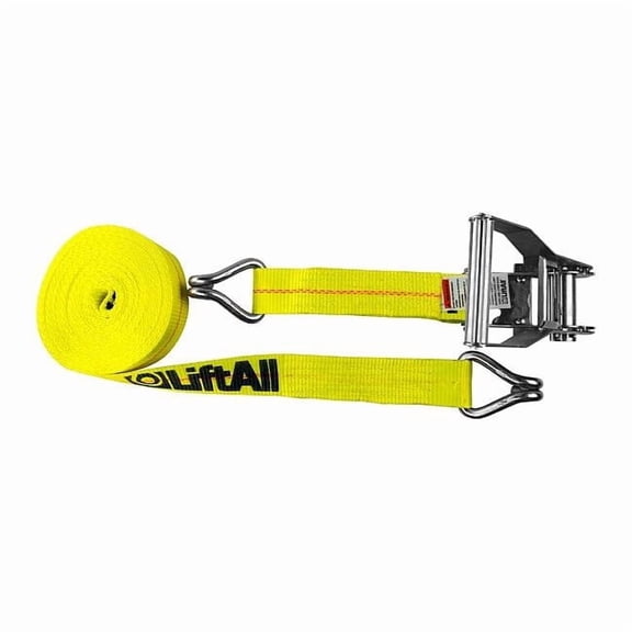 Lift-All Cargo Strap, Ratchet, U-Hook, 27 ft. x 2 in., 3300 lbs 26422