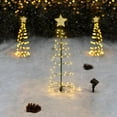 thumbnail image 4 of Luces LED Para árboles De Navidad árbol De Navidad Lámparas De Cadena En Espiral Decoración Navideña Para Jardín Y Césped ANGGREK Otros, 4 of 8