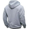 thumbnail image 4 of Awdenio Men's Sweatshirts Hoodies Pullover Solid Fleece Long Sleeve Sweatshirt Tops with Pocket, 4 of 6
