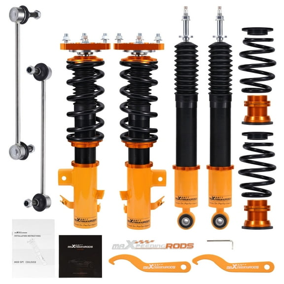 Maxpeedingrods Coilovers Kits for Honda Civic 2012-2015 Sedan Coupe Si 2012-2013 Acura ILX DE 2013-15 Adj. Damper