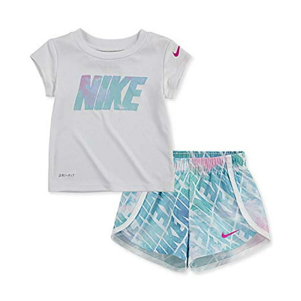 Baby girl nike short sets sales