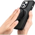 thumbnail image 4 of Compatible with iPhone 14 Pro Frosted Case with Ring Stand 180° Rotatable Magnetic Kickstand Invisible Holder Fashion Protection Shockproof Case for Women Girls Man Black, 4 of 12