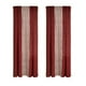 thumbnail image 2 of Decoraciones navideñas, adornos navideños, juego de 2 cortinas navideñas de exquisito estilo para ventanas. Decora tu ventana con un toque festivo y navideño. Cortinas de poliéster., 2 of 9