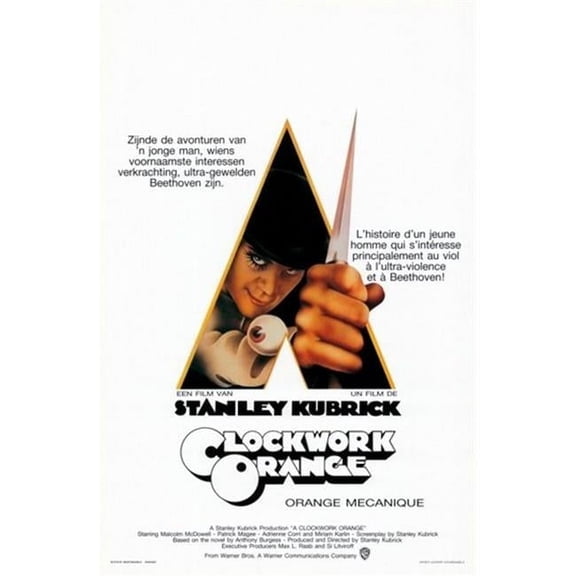 Posterazzi A Clockwork Orange Movie Poster - 11 x 17 in.