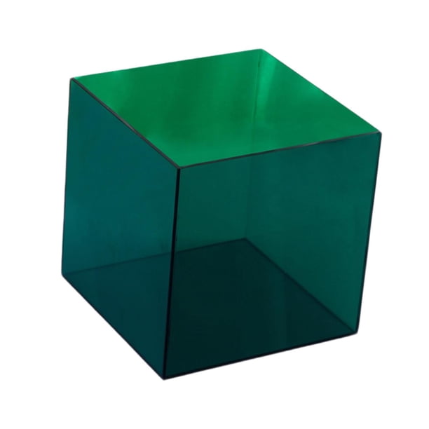 Vitrina organizador de cubos de almacenamiento apilables perfecl cesta de almacenamiento transparente verde