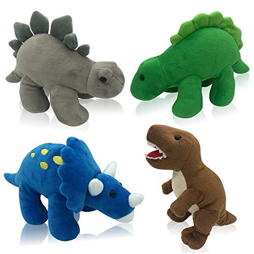 Plush Dinosaurs 4 Pack 10 Long great gift for Kids Stuffed Animal