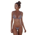 thumbnail image 2 of Weiqiqre Tankini Swimsuits Women 2 Piece Thong Swimsuits Cheeky Bathing Suit Triangle Top Micro String Bikinis, 2 of 8