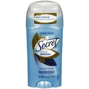 P & G Secret Sheer Mineral Antiperspirant/Deodorant, 2.6 oz