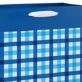 thumbnail image 3 of American Greetings Large Blue Gingham Plaid Father's Day Gift Bag for Dad (1 Bag, 12.75 in. x 10 in.), 3 of 4