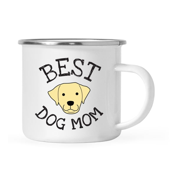 Koyal Wholesale Best Dog Mom Stainless Steel Campfire Mug Labrador Retriever, Dog Graphic
