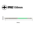 thumbnail image 1 of 65mm 110mm Magnetic Special Slotted Cross Screwdriver Bit for Electrician FPH2 150mm, 1 of 6